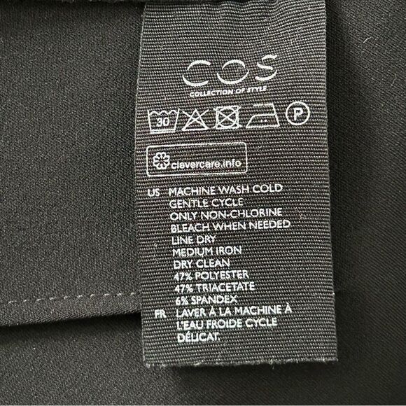 COS black stretchy slim pants - Picture 5 of 8